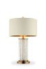 28.75-Inch Pluviam Crystal Table Lamp