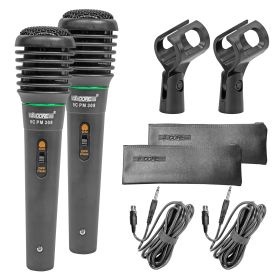 5 CORE Premium Vocal Dynamic Cardioid Handheld Microphone Unidirectional Mic with 12ft Detachable XLR Cable to Â¬Âº inch Audio Jack and On/Off Switch fo