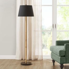 Nassau Metal Bamboo Floor Lamp 59.5"H