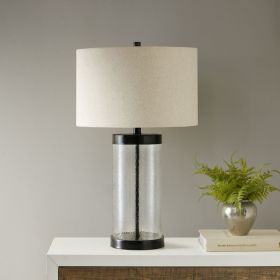 [Only support Drop Shipping Buyer] Macon Glass Cylinder Table Lamp