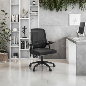 Techni Mobili Ergonomic Office Mesh Chair; Black