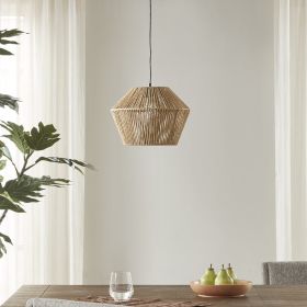 [Only support Drop Shipping Buyer] Ramsey Natural Woven Rope Pendant