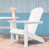 HDPE Adirondack Chair Sunlight Resistant no-Fading Snowstorm Resistant Outdoor Chair Patio Adirondack Chairs Ergonomic Comfort Widely Used for Fire Pi