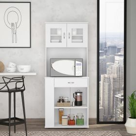 Hopkins 1-Drawer 3-Shelf Pantry Cabinet White