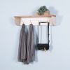 Entryway Wall Mounted Coat Rack Living Room Wall Hanging Shelf