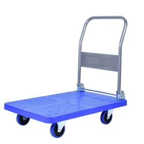 Foldable Platform Push Hand Truck Cart; 440 lbs. Weight Capacity