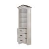 Tree House Bookcase in Weathered White & Washed Gray 37168