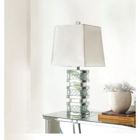 Nysa Table Lamp in Mirrored &amp; Faux Crystals 40217