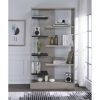 Magna Bookshelf in Faux Concrete &amp; Black 92532