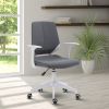 Techni Mobili Height Adjustable Mid Back Office Chair; Grey