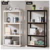 Storage Shelves - 4 Tier Adjustable Garage Storage Shelving; Heavy Duty Metal Storage Utility Rack Shelf Unit for Warehouse Pantry Closet Kitchen; 23.