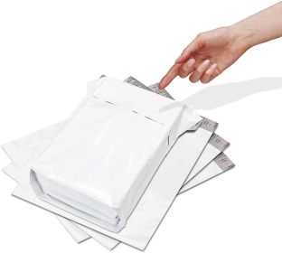 500 Pack of White Poly Mailers 11 x 13 x 4 Gusseted Poly Mailers. Poly Shipping Bags for Clothes White Shipping Mailers. Plastic Mailing Bags Packagin