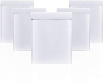 Pack of 25 White Shipping Envelopes 7.25 x 11 Bubble Mailer 7 1/4 x 11 Kraft Paper Bubble Mailers. Peel and Seal Padded Envelopes for Bulk Mailing Shi