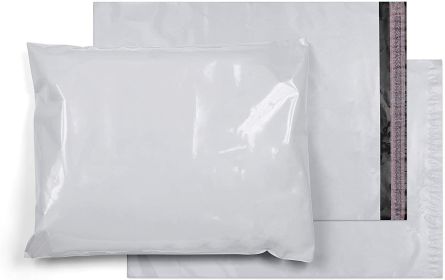 White Poly Mailers 7.5 x 10.5 Inch Size. Pack of 100 Self-Sealing Polyethylene Mailing Envelopes. 7 1/2 x 10 1/2 Poly Mailer Bags 2 Mil Thick Waterpro