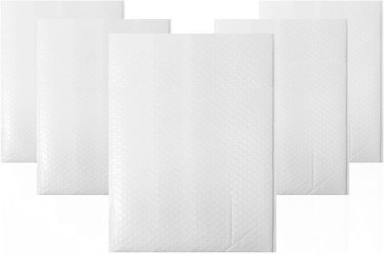 White Bubble Mailers Pack of 10 Bubble Poly Mailers 10.5 x 15 White Poly Envelopes 10 1/2 x 15 Bubble Mailers; Packing Supplies; Self Seal Bubble Mail