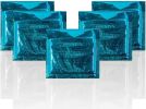 Teal Bubble Mailers 7.25 x 7; Pack of 25 Padded Cushion Mailing Envelopes 7 1/4 x 7 Shipping Bags with Peel and Seal; Glamour Teal Metallic Foiled Bag