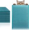 Pack of 25 Teal Bubble Mailers 5 x 9 Poly Padded Envelopes 5x9 Waterproof Cushion Bags with Peel and Seal Closure; Mailing Pouches for Shipping Packin