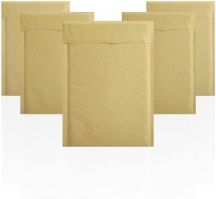 Natural Brown Kraft Bubble Mailers 8.5 x 13 Padded Envelopes 8 1/2 x 13; Pack of 10 Paper Cushion Envelopes with Peel and Seal for Mailing Shipping Pa