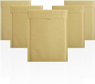 Natural Brown Kraft Bubble Mailers 10.5 x 15 Padded Envelopes 10 1/2 x 15; Pack of 10 Paper Cushion Envelopes with Peel and Seal for Mailing Shipping