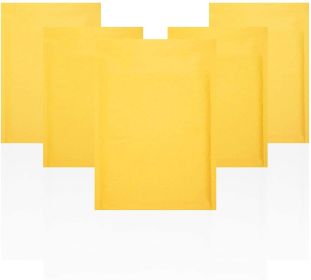 Pack of 20 Yellow Kraft Bubble Mailers 8.5 x 13 Paper Cushion Padded Envelopes 8 1/2 x 13 Peel and Seal for Mailing Bags Shipping Packing and Packagin