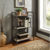 Itzel Bookshelf in Antique Oak & Sandy Gray YF