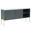 COMBO mid century Sideboard Buffet Table or TV Stand with storage for living room Kitchen