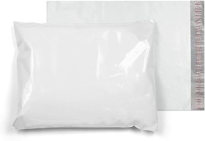 Pack of 100 White Gusseted Poly Mailers 26 x 28.5 x 5 Shipping Bags 26 x 28 1/2 x 5 Large envelopes 2.4 mil Thick Mailing Bags with Peel and Seal; Wat