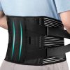 Back Support Belt for Women Size-S, Lumbar Support, Back Support Belt, Scoliosis Back Brace, Adjustable Air Mesh Back Brace with 5 Stays for Lower Bac