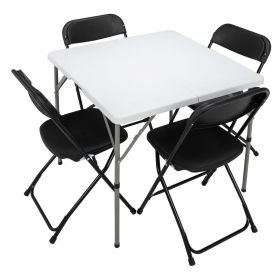 34" Blow Molding Foldable Square Table,only table