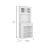 Hopkins 1-Drawer 3-Shelf Pantry Cabinet White