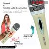 5 Core 2pcs Dynamic Microphone XLR Audio Cardioid Mic w/ Clip Vocal Karaoke Singing PM 286 WH+BLU 2Pcs