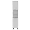 Thorndike 2-Shelf Rectangle Pantry Cabinet White