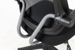 Mid task office chair with flip up arms, tilt angle max to 105 Â¬âˆž,300LBS,Black