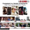 5 Core 2pcs Dynamic Microphone XLR Audio Cardioid Mic w/ Clip Vocal Karaoke Singing PM 286 WH+BLU 2Pcs