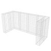 Gabion Triple Wheelie Bin Surround Steel 98.4"x39.4"x47.2"