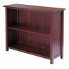 Milan Storage Shelf or Bookcase; 3-Tier; Long