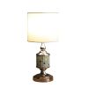 23" Layla Rose Gold Bohemian Glass Mosaic Modern Table Lamp