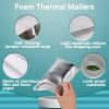 Insulated Mailers 10x10.5. Pack of 25 Foam Thermal Mailers 10 x 10 1/2 Thermal Shipping Bags. Durable; Lightweight Thermal Mailer. Protective Insulate