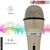 5 CORE Premium Vocal Dynamic Cardioid Handheld Microphone Neodymium Magnet Unidirectional Mic, 16ft Detachable XLR Deluxe Cable to Audio Jack, On/Off