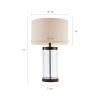 [Only support Drop Shipping Buyer] Macon Glass Cylinder Table Lamp