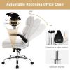 Adjustable Swivel Office Chair with High Back and Flip-up Arm for Home and Office