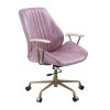 Hamilton Office Chair in Pink Top Grain Leather OF00399