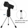 Desktop Microphone Stand Table Desk Mic Holder Tripod Stands Clip Holder Foldable Mount Clamp Podcast Recording 5 Core MS RBS