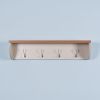 Entryway Wall Mounted Coat Rack Living Room Wall Hanging Shelf