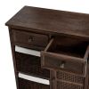 Niobe 31'' Tall Solid Wood 4- Drawer Accent Chest-WALNUT