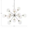 [Only support Drop Shipping Buyer] Paige 12-Light Chandelier with Oversized Globe Bulbs