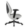 Techni Mobili Deco LUX Executive Office Chair; White