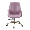 Hamilton Office Chair in Pink Top Grain Leather OF00399