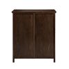 Niobe 31'' Tall Solid Wood 4- Drawer Accent Chest-WALNUT