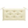 Cushion for Swing Chair Cream White 39.4" Fabric